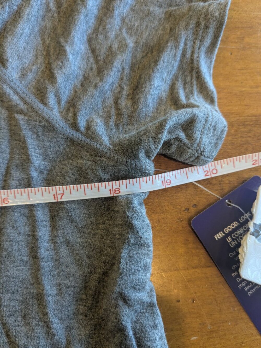 Gaiam Street to Studio Hooded Short Sleeve Dress Med Gray Sporty Athleisure NWT - Picture 8 of 9